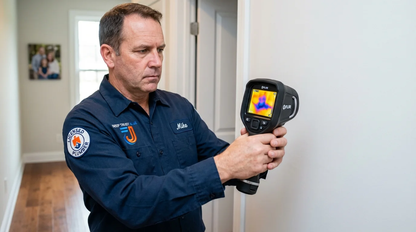 Thermal imaging leak detection by Johns Plumbing LLC in New Windsor